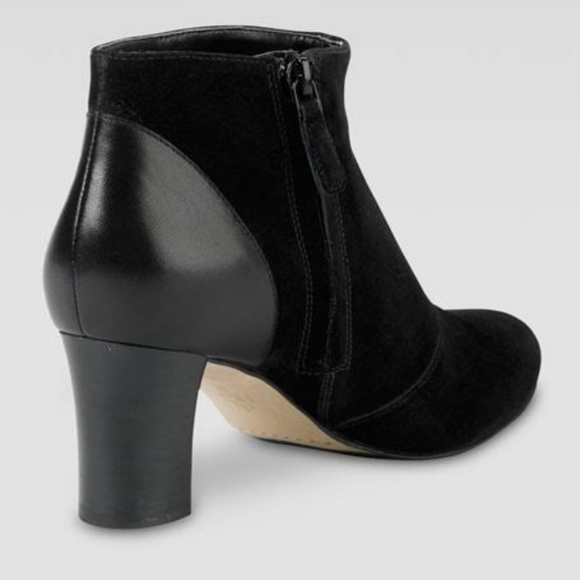 Cole Haan Miriam Womens Suede Zip Ankle Heels shoes boots sz 7B - Picture 1 of 11